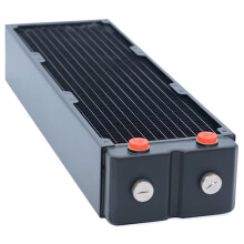 FREEZEMOD Computer Pc Water Cooler Brass Radiator 3 Layers 65MM Thick Copper Fins Cpu Heat Sink.TSRP-HP65-360