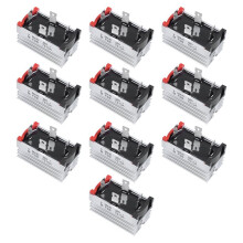 10X Aluminum Heatsink Base Single Phase Bridge Rectifier Diode 75A 1000V