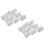 Furniture Cabinet Fastener Corner Braces Angle Brackets White 20Pcs 1