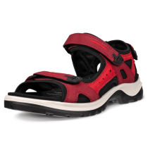 (7.5 UK (41EU), Brick/Chilli Red) Ecco Womens Offroad Yucatan Outdoor Trail Walking Hiking Sandals Shoes