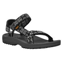 (6 UK, Archive Floral Black/Grey) Teva Womens Winsted Adjustable Summer Outdoor Walking Flip Flops Sandals