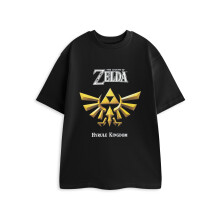 (X-Large) Nintendo The Legend of Zelda Short Sleeved T-Shirt (Mens Black)
