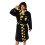 Harry Potter (Medium) Harry Potter Hooded Bathrobe (Unisex Black) 1