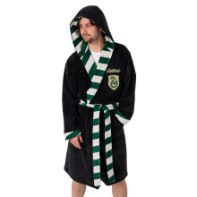 (X-Large) Harry Potter Hooded Bathrobe (Unisex Black)