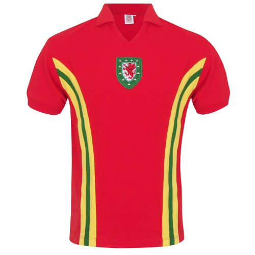 Wales Official Football Mens Retro 1976 John Toshack No.10 Shirt Medium