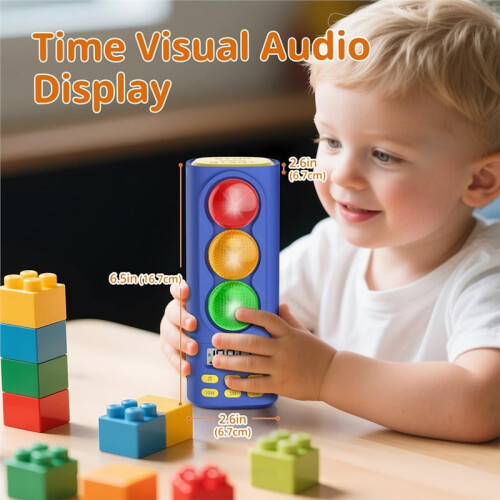 New Kids Digital Visual Timer with Signal Light LCD Display  Management Tool 200 Minute Countdown Stopwatch A 1