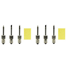 6Pcs Brass Soldering Tips USB Soldering Iron  Welding Soldering Tips for E10 Interface Soldering Stations