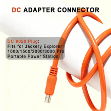 10FT Car Charging Cable for Jackery Explorer 1000Pro/ 2000Pro/3000Pro, 14AWG DC8020 Car Cigarette Lighter Charger Cable