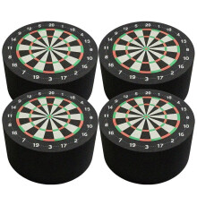 4 Stück -Dart-Halterständer - Platzsparende Dart-Aufbewahrung für Spielzimmer, Bar und Zuhause, Premium EVA-Material (Schwarz)
