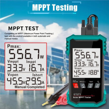 2000W Solar MPPT Leistungsmesser Überspannungsschutz Photovoltaik-Multimeter Zur Fehlersuche bei Leerlaufspannung