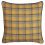 Beliani Throw Cushion DICENTRA 45 x 45 cm Yellow Checked 1
