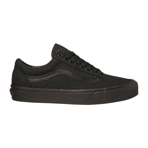Vans (12 UK, Black) Vans Mens Old Skool Canvas Trainers