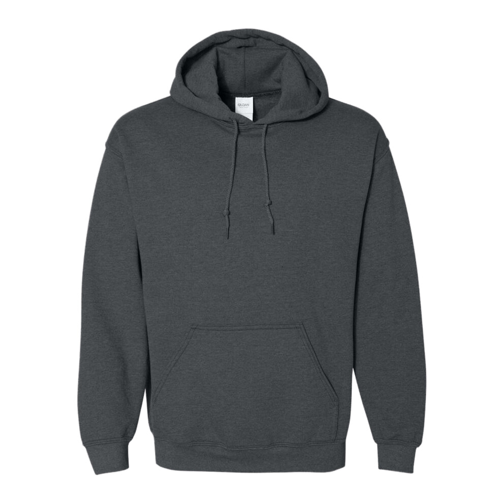 Gildan (S, Fan Charcoal Heather) Unisex Adult Heavy Blend Hoodie