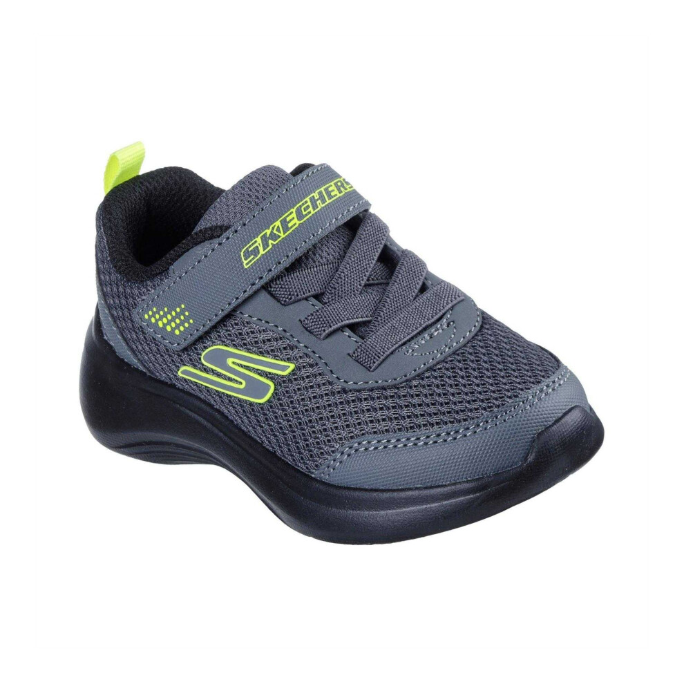 Skechers (4 Uk Child, Charcoal) Childrens/Kids Selectors Mesh Trainers