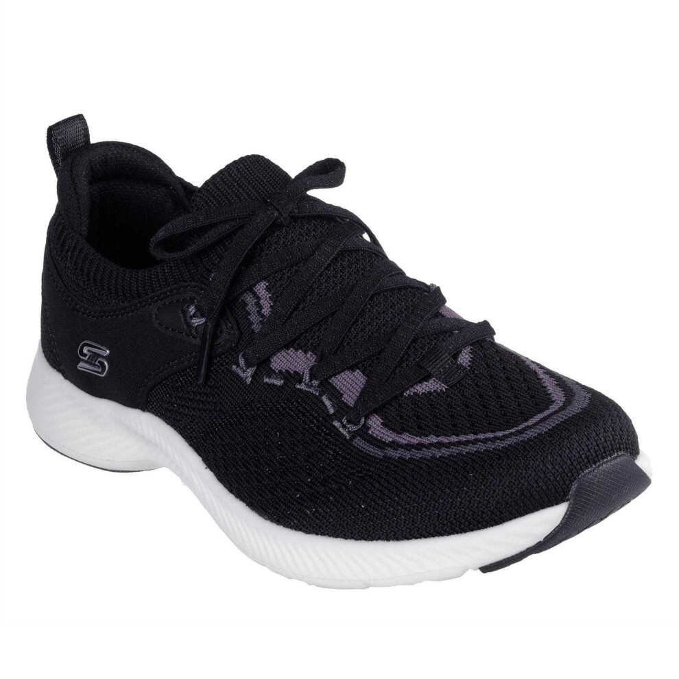 Skechers (2.5 Uk, Black/Grey) Womens/Ladies Vf Move Trainers