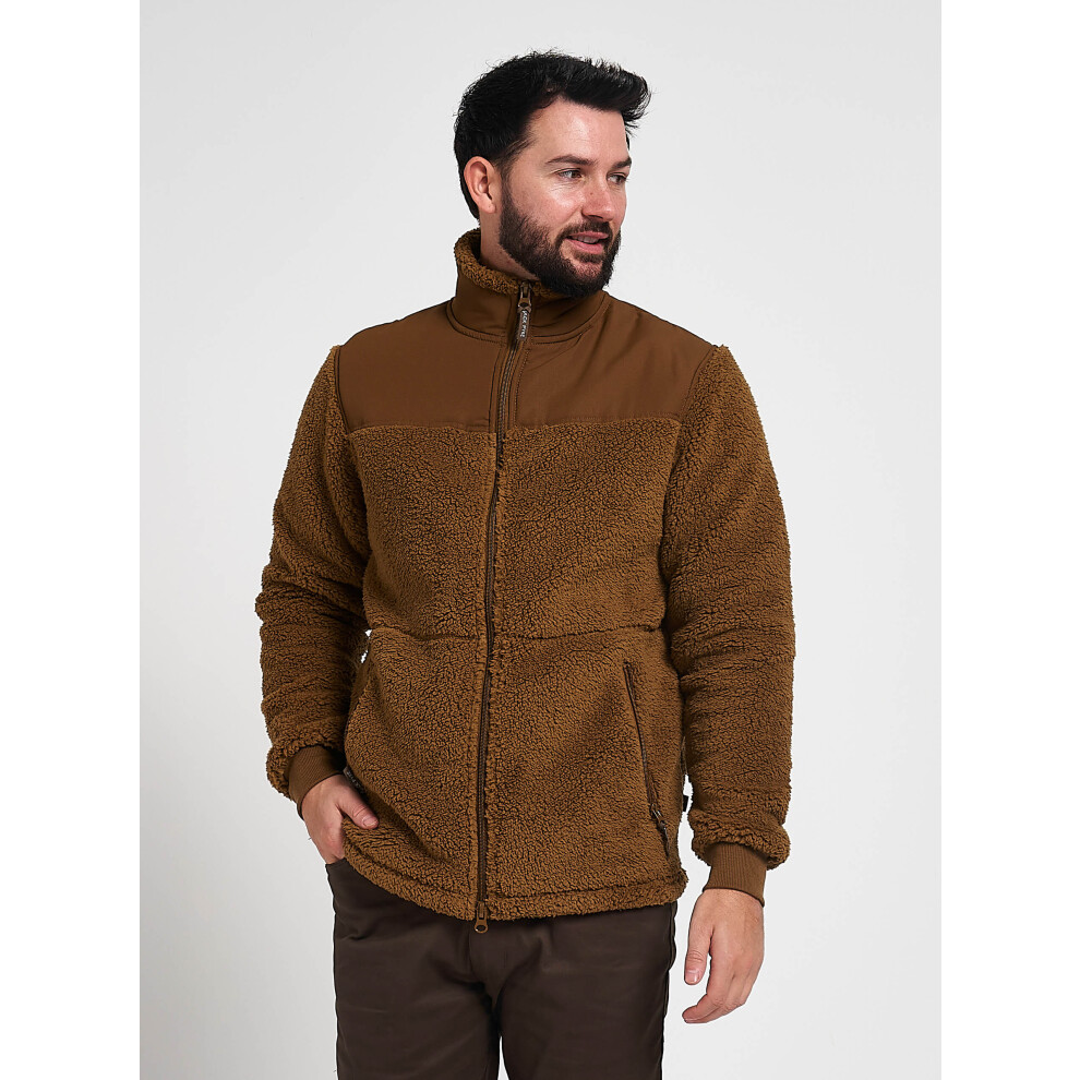 Jack Pyke Sherpa Fleece Jacket Gen2 Camel 3X-Large