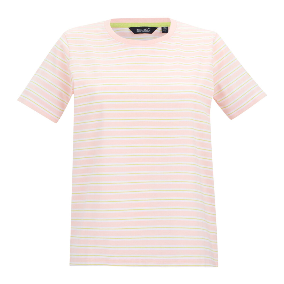 Regatta (26 Uk, Pink Haze) Womens/Ladies Bayletta Striped T-Shirt