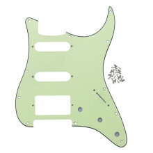 11-Hole HSS Guitar Pickguard 3Ply PVC +Screws for American SSH Electric Guitar Parts Scratch Plate Replacement Parts B
