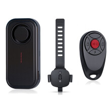 Motorcycle Burglar Alarm Wireless IP66 Waterproof Bike Anti-Theft Vibration Bike Security Alarm with Led Light
