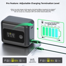 Schnellladestation mit LED-Anzeige für 13, Kamera-Akkumanager, Ladebox