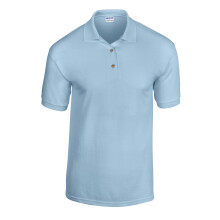 (M, Light Blue) Gildan Mens DryBlend Polo Shirt