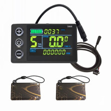 Display LCD A Colori A 5 Pin S866 per Bici Elettrica con Funzione NFC, Connettore Impermeabile e Tachimetro.