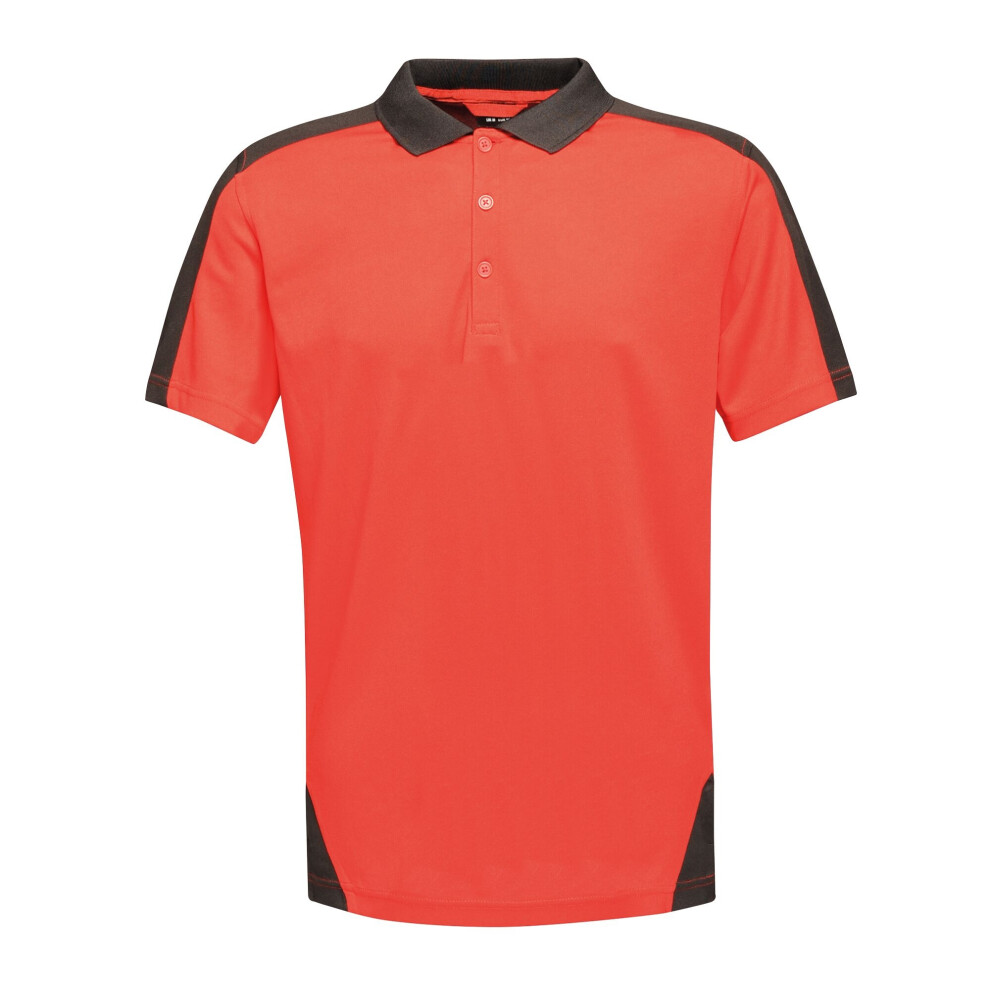 Regatta (S, Classic Red/Black) Contrast Coolweave Pique Polo Shirt