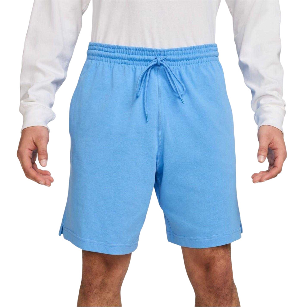 Nike (S, University Blue) Mens Club Embroidered Logo Shorts
