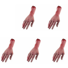 5X Furchter Regende Halloween Stütze Des Blutigen Grauens Gefälschte Abgetrennte Life Size Arm Hand Haus 19 X 10.5cm