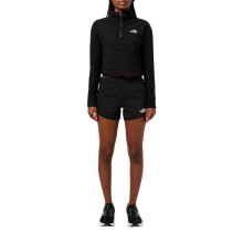 (10 UK, Black) The North Face Womens/Ladies 100 Glacier Cropped Fleece Top