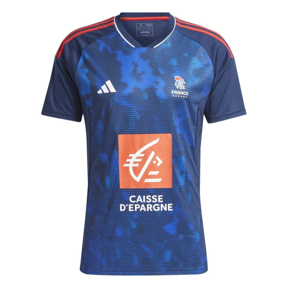 Adidas (Xs, Team Navy Blue) Mens France Ffr Handball Shirt