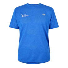 (S, Blue) New Balance Mens NYC Logo Crew Neck T-Shirt