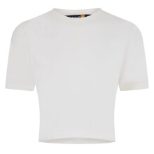 (12 UK, Vintage White) Timberland Womens/Ladies Crew Neck Short-Sleeved Crop Top