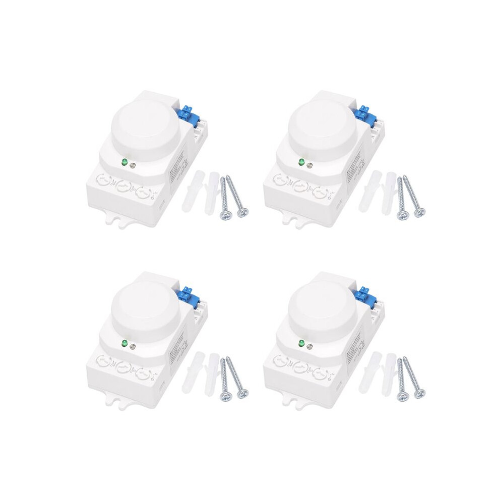 4X 5.8Ghz System Led Microwave 360 Degree Motion Sensor Body Motion Detector Light 4713939429571