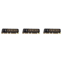 3X M.2 NVMe SSD to PCI-E X16 Converter Card NGFF M-Key M.2 PCIe PCI-Express X4/X8/X16 Solid State Disk Adapter Card