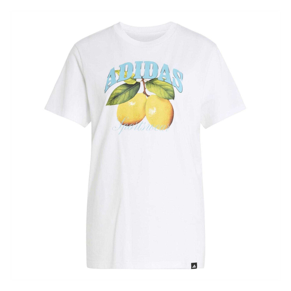 Adidas (16 Uk - 18 Uk, Lemon) Womens/Ladies Lemon Oversized T-Shirt