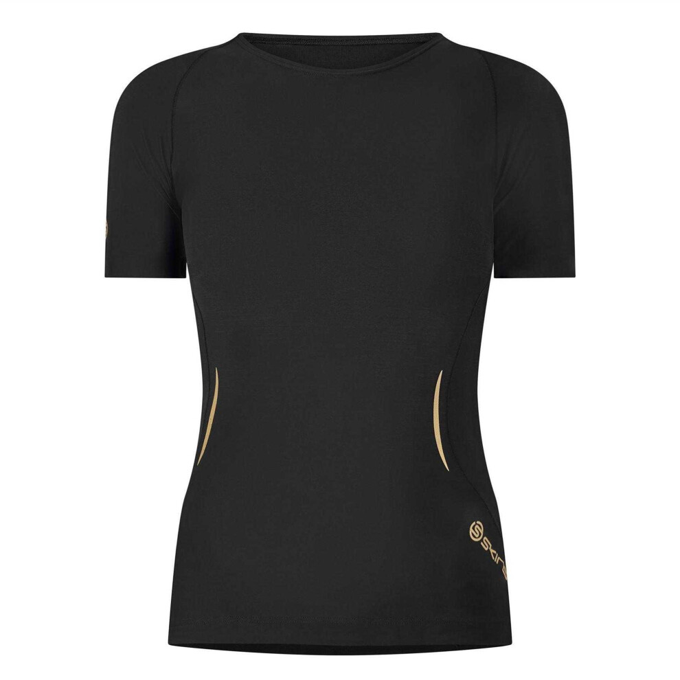 Skins (10 Uk, Black) Womens/Ladies A400 Compression Shirt