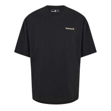 (L, Black) Timberland Mens Oval Logo Regular T-Shirt