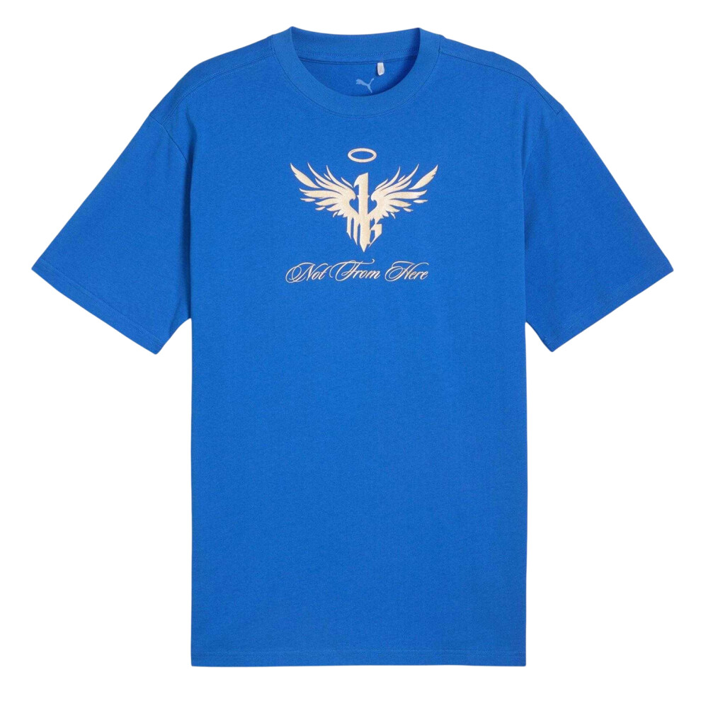 Puma (S, Team Royal Blue) Mens Lamelo Ball Oversized Basketball T-Shirt