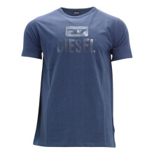 (S, Total Eclipse) Diesel Mens Monotone Logo T-Shirt