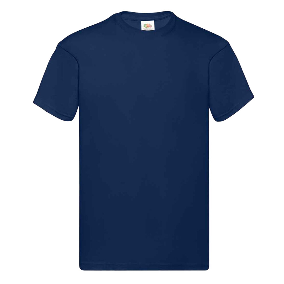Fruit Of The Loom (M, Dark Navy) Unisex Adult Cotton T-Shirt