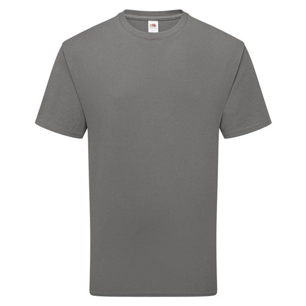 Fruit Of The Loom (3Xl, Light Graphite) Unisex Adult Cotton T-Shirt