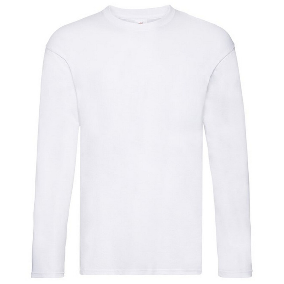 Fruit Of The Loom (3Xl, White) Mens Original Long-Sleeved T-Shirt