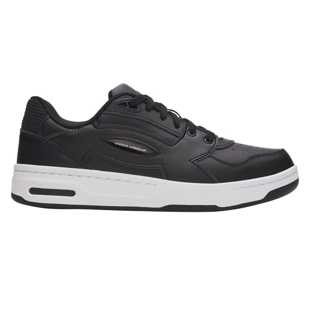 Under Armour (11 Uk, Black/White) Mens Low Cut Trainers