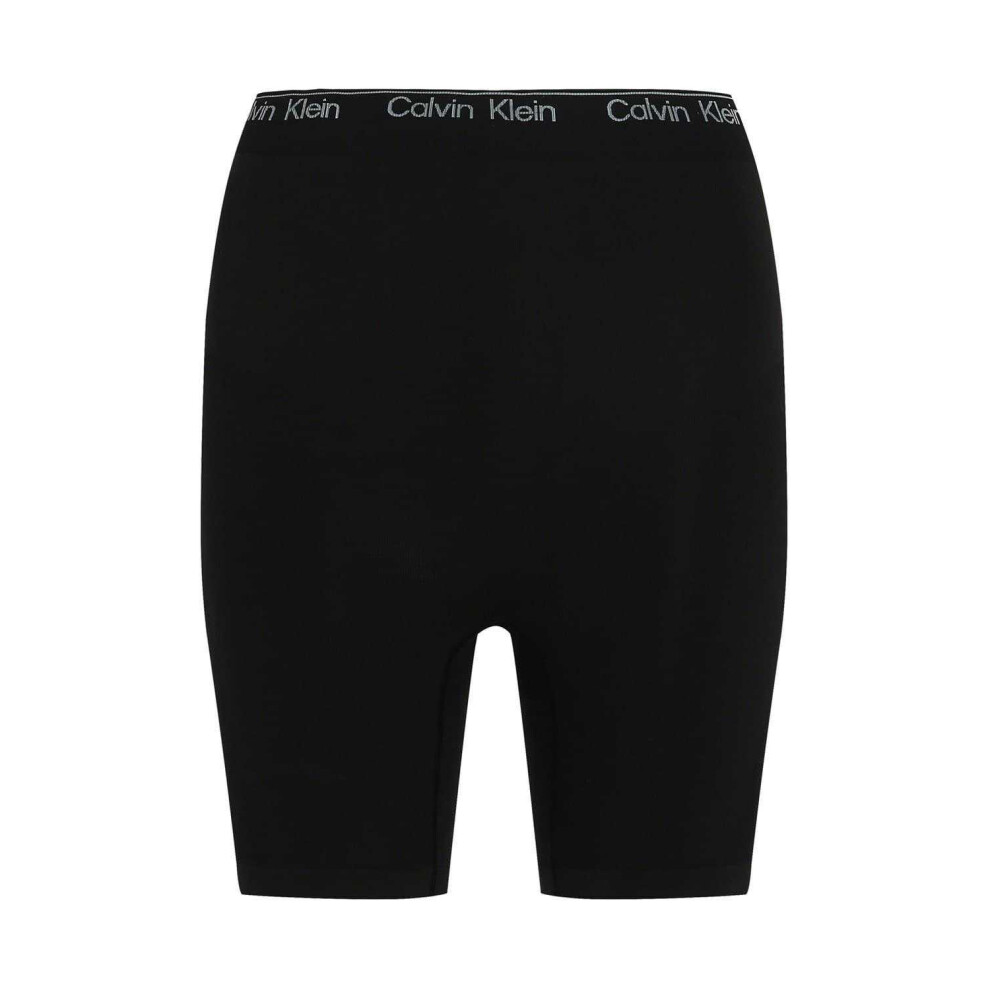 Calvin Klein (8 Uk, Black) Womens/Ladies Seamless Slim Compression Shorts