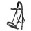 (Full, Black) Whitaker Madrid Leather Horse Snaffle Bridle 2