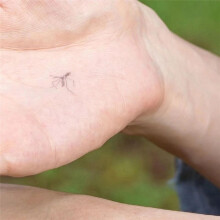 Sello de Mosquito Muerto Redondo Juguetes de Mosquitos Broma Amigos Realista Fácil de Limpiar Estudiantes Niños Pareja Juguetes A