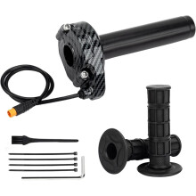 Ebike Full Twist Throttle for Macfox, 3 Pin  Style Throttle Grip Kit 12V-72V for HappyRun Freego Heybike