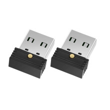 2X USB-Muisjiggler, Automatische Computermuisverplaatser Jiggler, Houdt de Computer Wakker, Simuleert Muisbewegingen