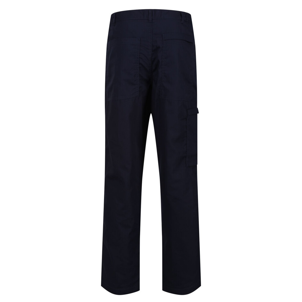 Regatta (28W X Regular, Navy Blue) Mens New Lined Action Trousers (Reg) / Pants